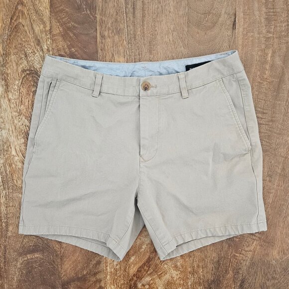 Bonobos Other - Bonobos Shorts Mens 31 Tan 5" Inseam Chino Zip Pocket Casual